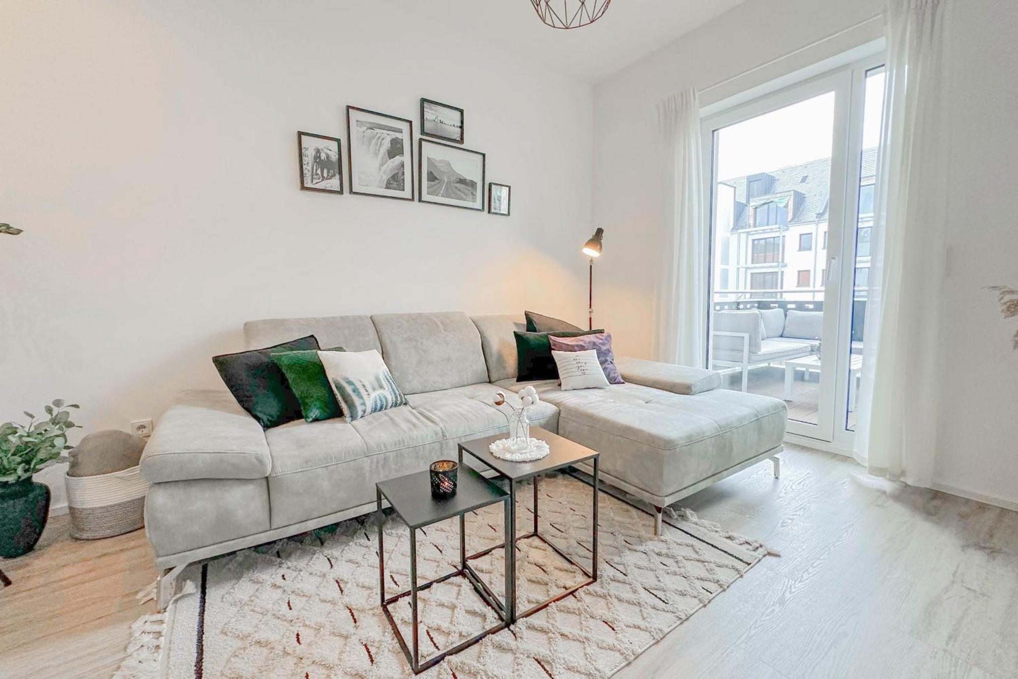 Modernes Trierer Cityloft Mit Grossem Balkon Exteriör bild
