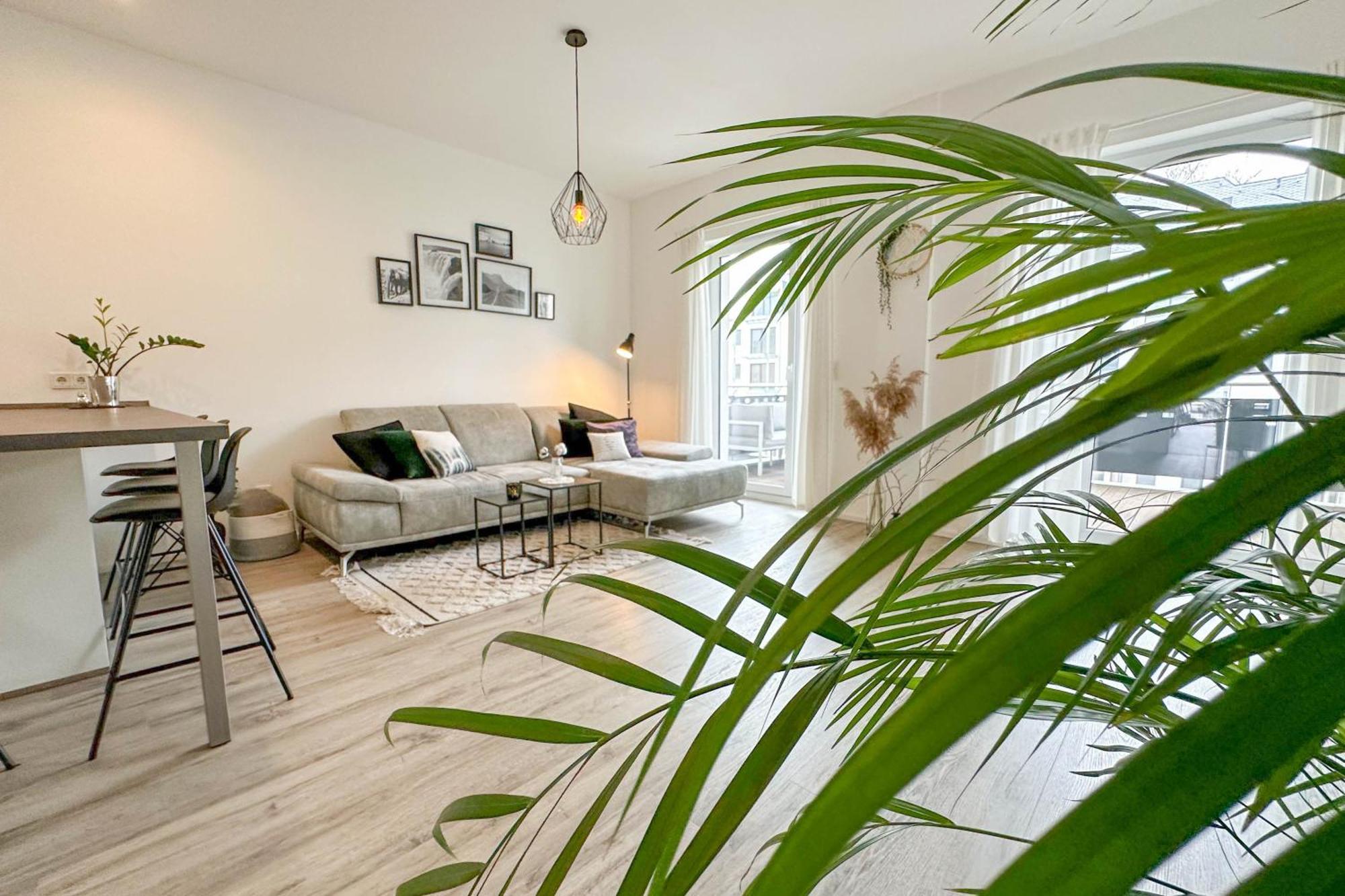 Modernes Trierer Cityloft Mit Grossem Balkon Exteriör bild